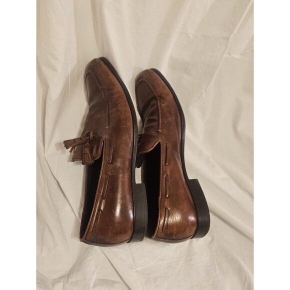 To Boot New York Adam Derrick Men\'s Italian Leather Tassel Loafers Brown Sz 10.5 main image 9
